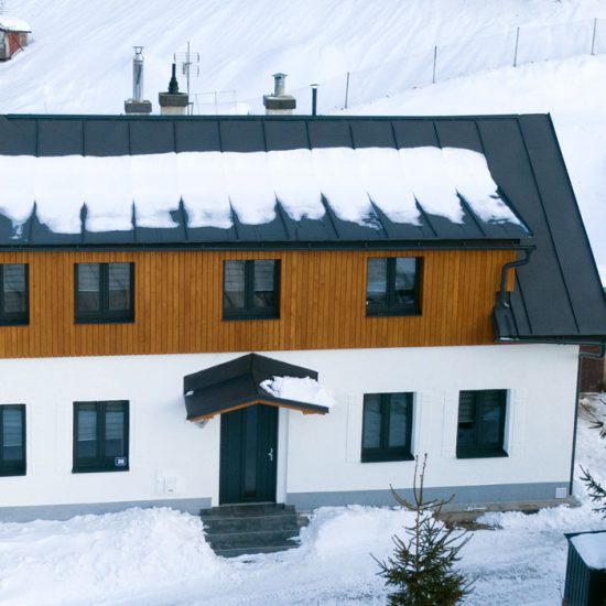 okolí apartmánu Krkonoše